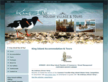 Tablet Screenshot of kingislandholidayvillage.com.au